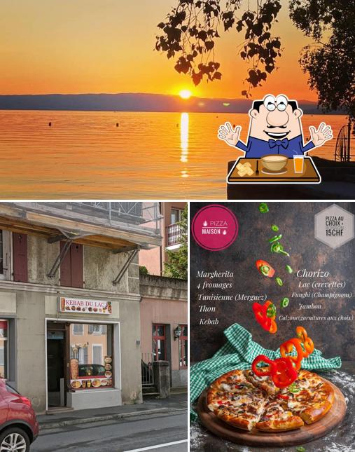 La foto della cibo e esterno di Kebab Du Lac