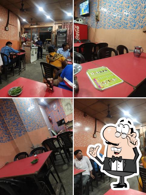 The interior of Delhi Dhaba