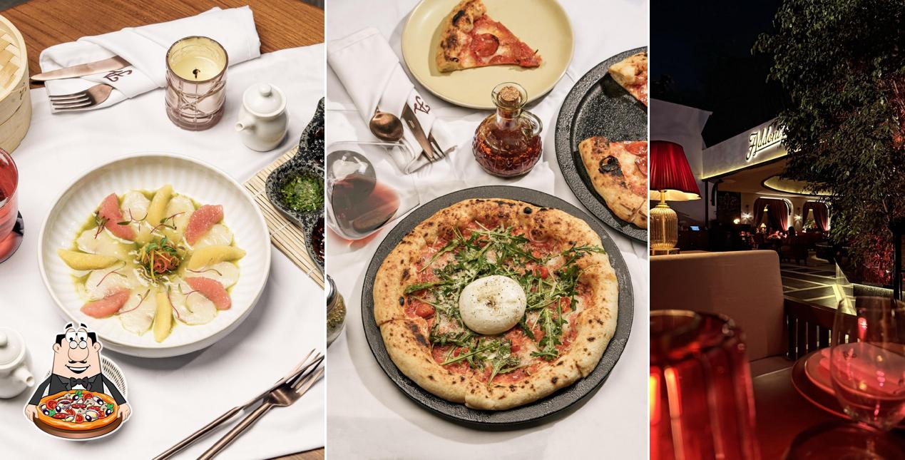 Pick pizza at Addoni's