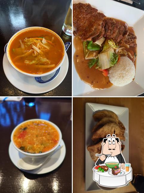 Zuppa calda e acida al Asia Take Away Tran