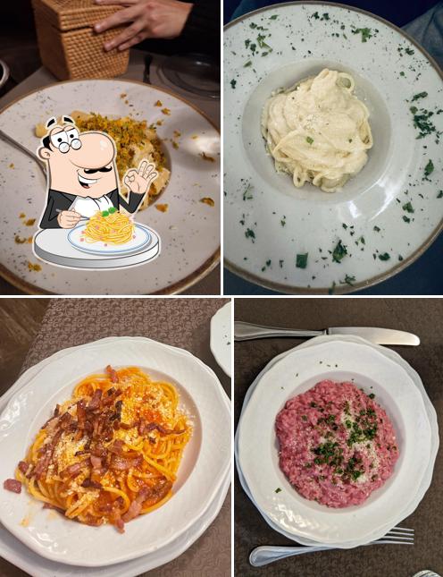 Spaghetti alla carbonara al Ristorante Santa Cristina al Quirinale