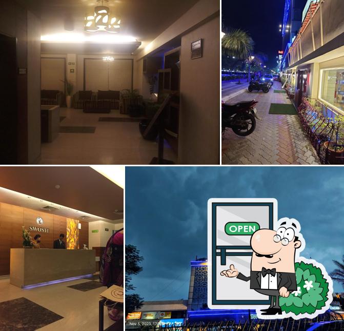 The exterior of Swosti Grand - Best Hotel near Bhubaneswar Railway Station and Airport