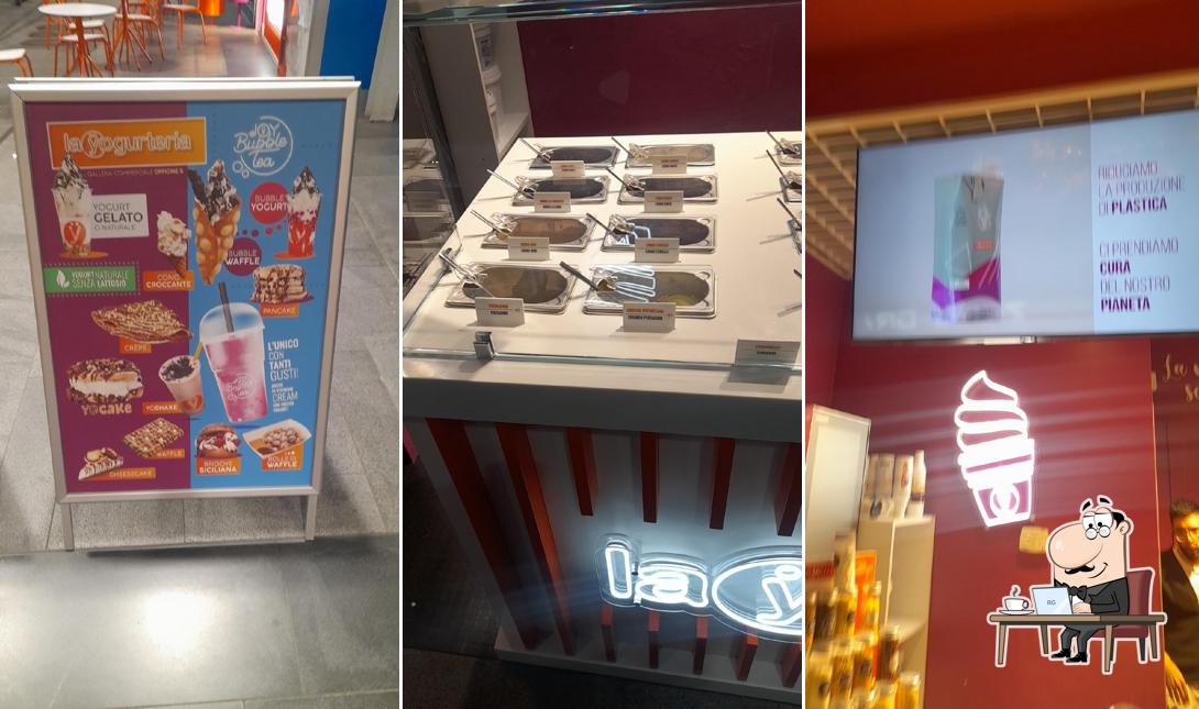 Gli interni di La Yogurteria Officine S
