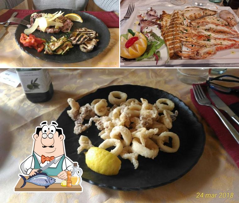 Salmone grigliato al Ristorante Pizzeria La Margherita