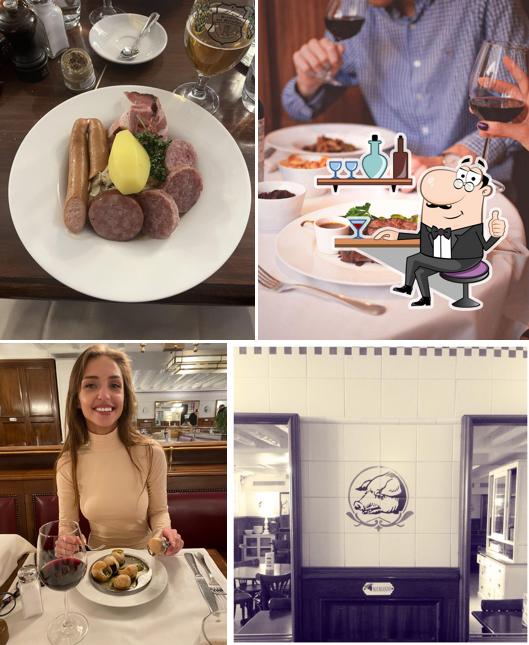 Dai un'occhiata agli interni di Au Pied de Cochon