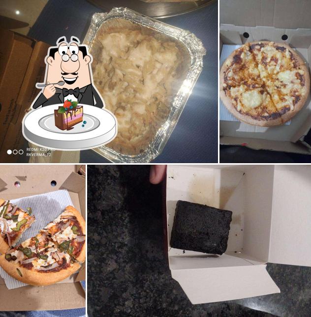 Chocolate cake at Pizza Hut