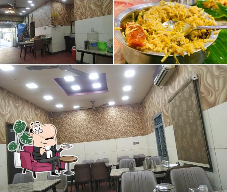 The picture of Banana Leaf Biryani & Catering’s interior and food