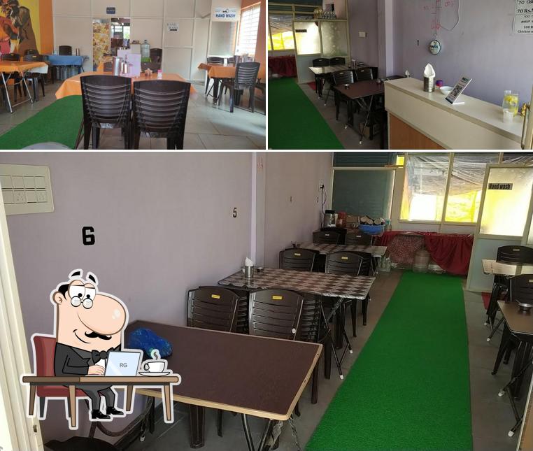 The interior of TEJA'S ANDHRA BHOJANAM