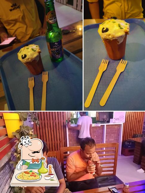 Among different things one can find food and interior at B Town Cafe
