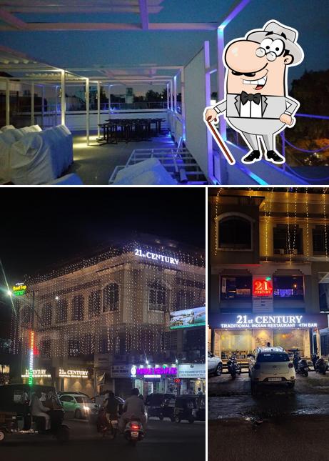 The exterior of 21st Century Restaurant