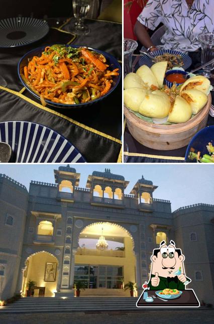 This is the picture displaying food and exterior at Maotai