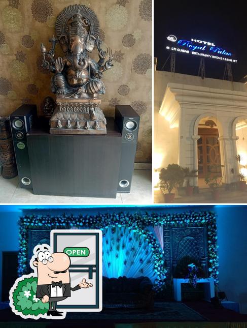 The exterior is an important feature of Hotel Royal Palace