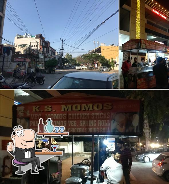 The interior of K S Momos