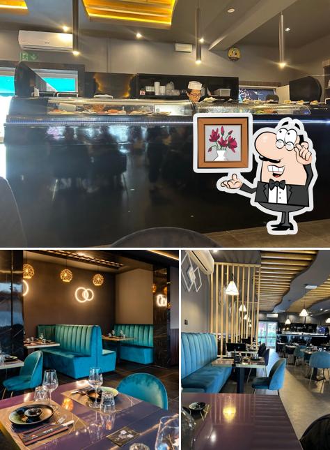 Gli interni di Kaiyo Sushi