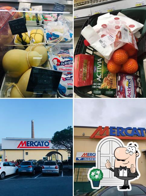 La foto della esterno e cibo di Mercatò