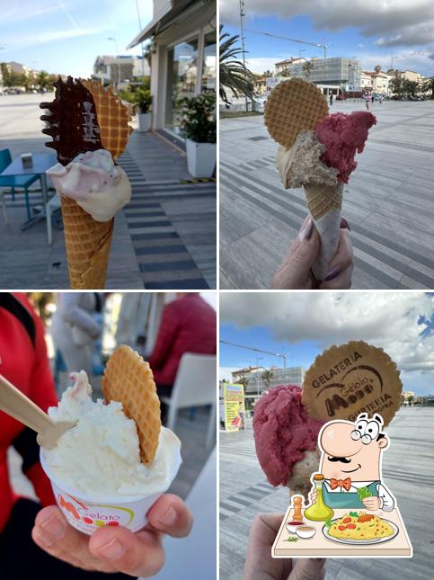 Cibo al Gelateria Modo