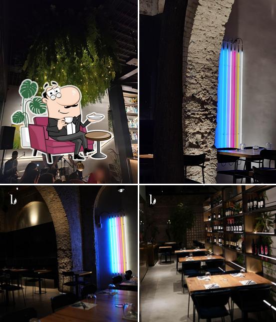 Gli interni di La Malteria Botanica