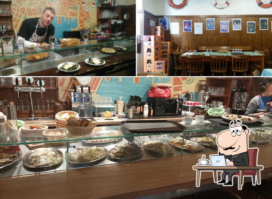 Dai un'occhiata agli interni di Osteria Salvagente