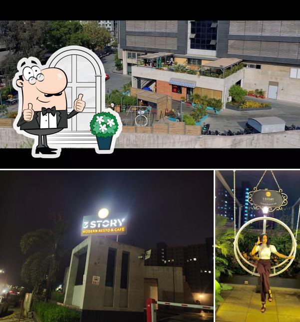 Enjoy the view at the outside area of 3 Story Modern Resto & Café