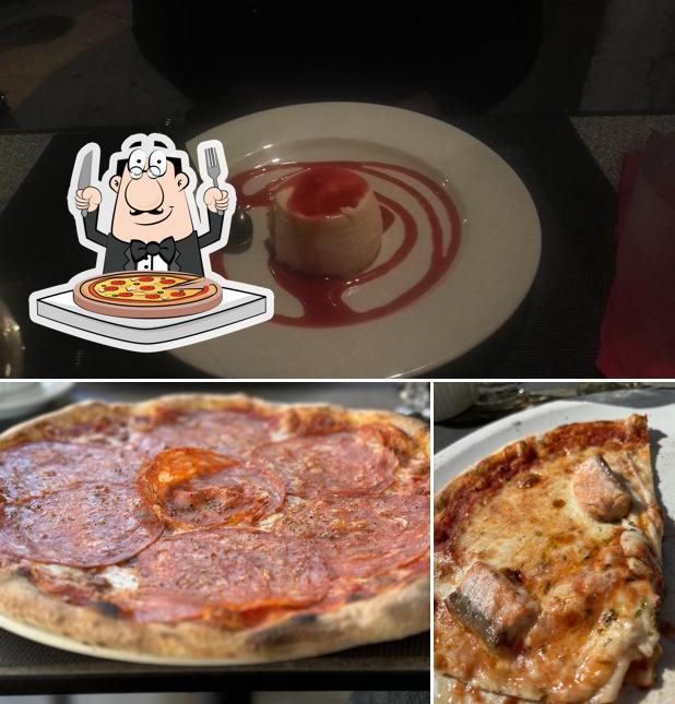 Ordina una pizza a Café du Jet d'Eau