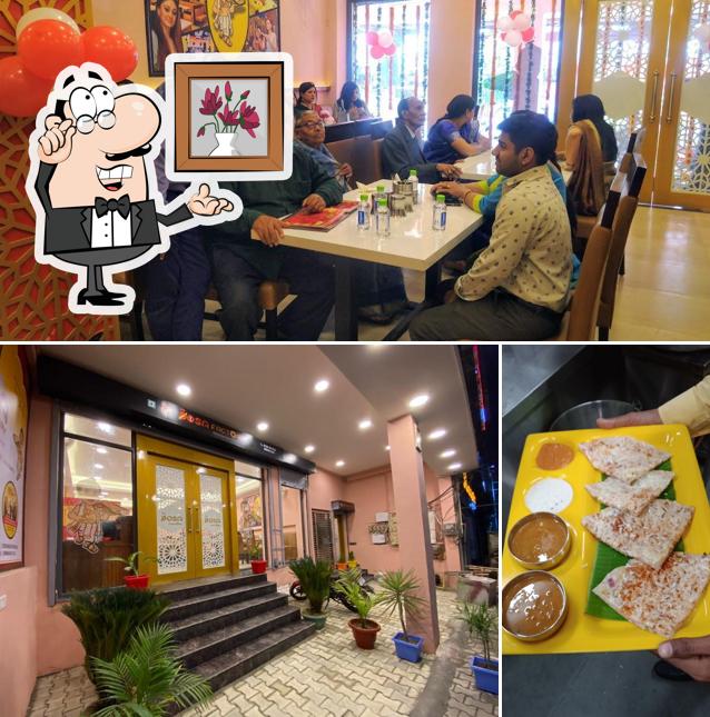 The interior of DS Dosa Factory, Rajendra Nagar, Sahibabad, Ghaziabad