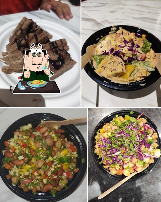 Food at The Booster Shake Cafe