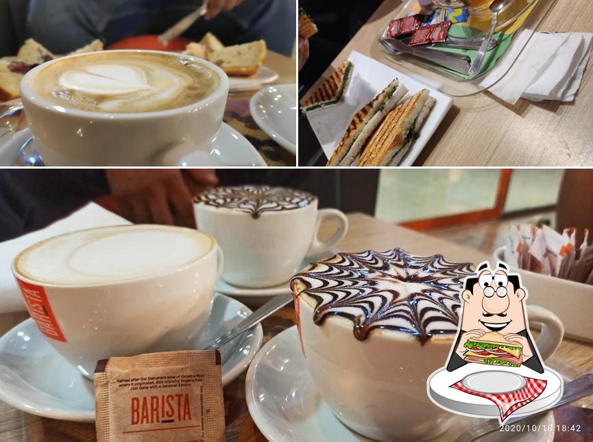 Club sandwich at Barista