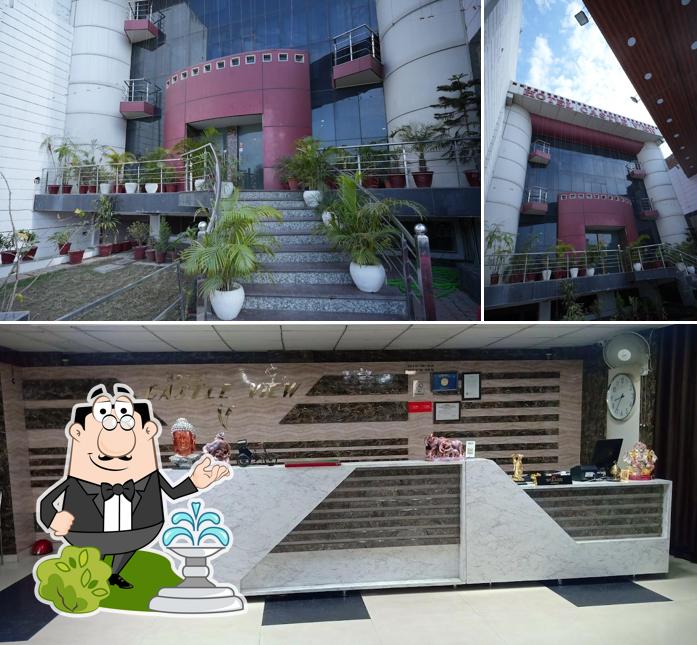 Enjoy the view at the outside area of Hotel Castle View