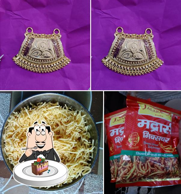 Chocolate cake at Jalaram bhojanalay & mixtures