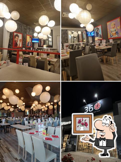 Gli interni di Pizzeria 360 Olgiate Olona