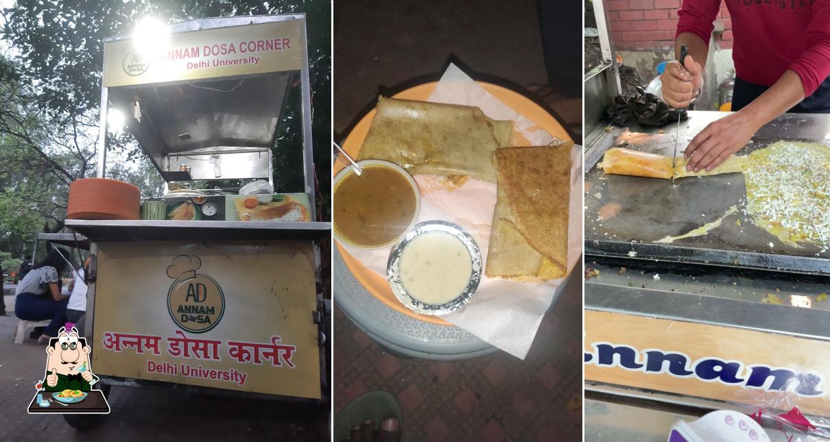 Food at Annam Dosa Corner