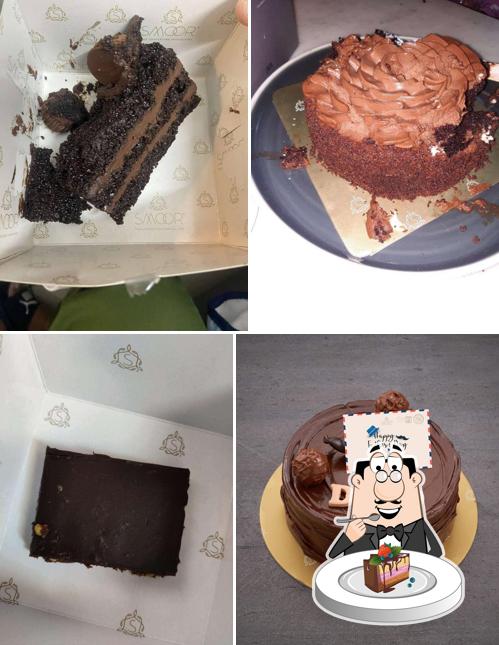 Chocolate cake at Smoor