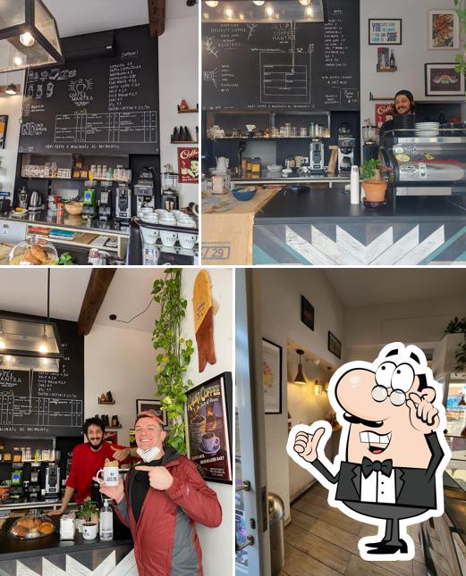 Gli interni di Coffee Mantra