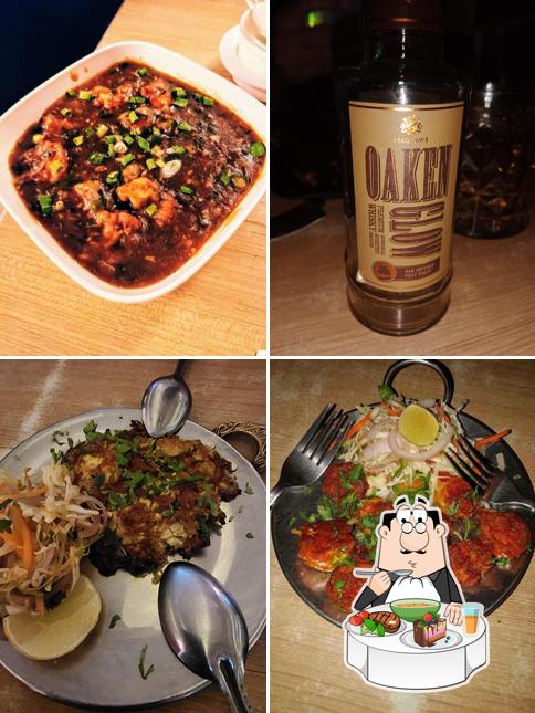 Hot and sour soup at Moti's