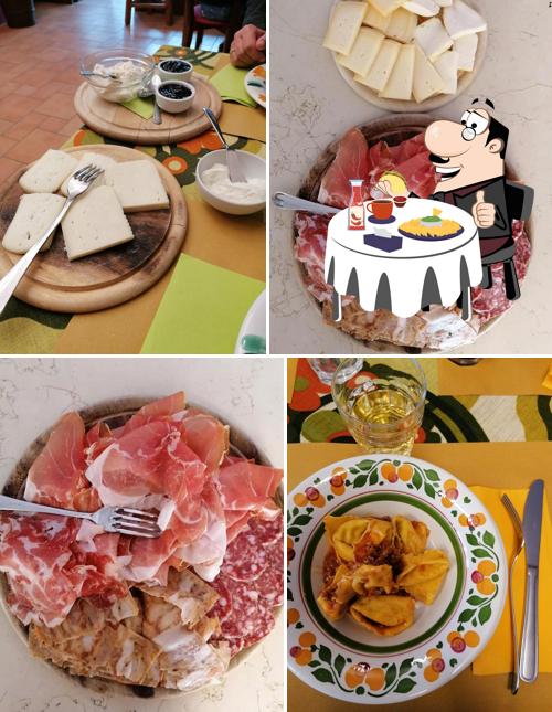 Piatto di formaggi al Prosciutteria Bacio Del Cimone
