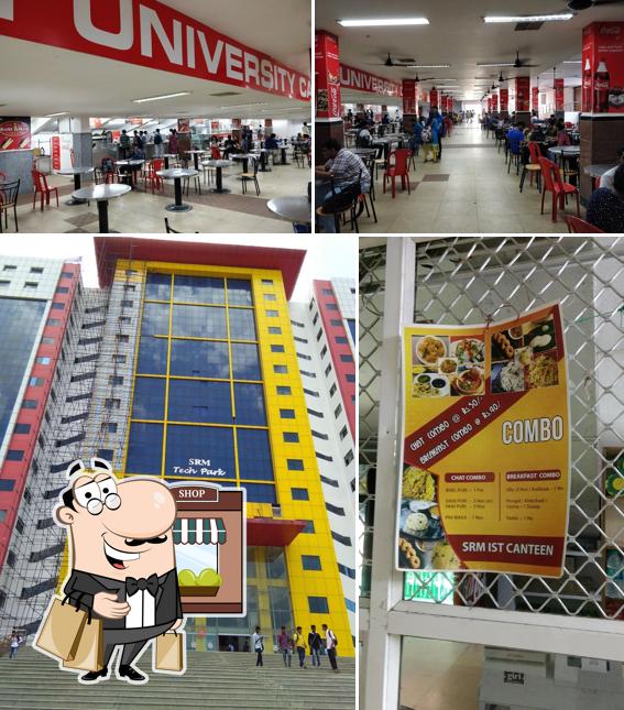 Check out how SRM TechPark Canteen looks outside