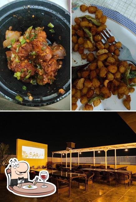 The picture of food and interior at Heaven's Family Restaurant & Bar