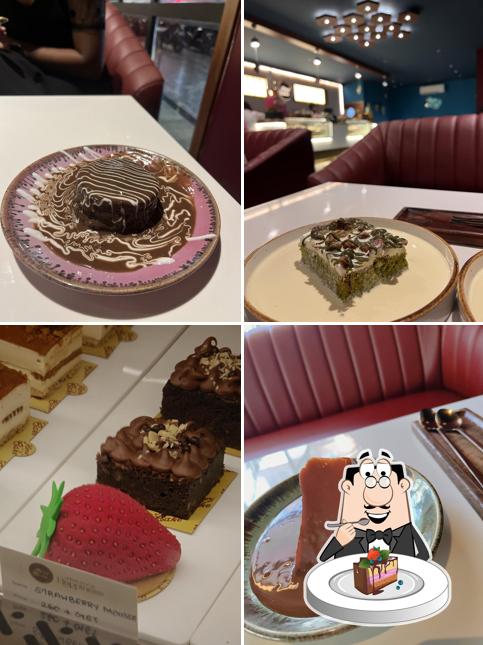 Chocolate cake at Honey special cake Kochi