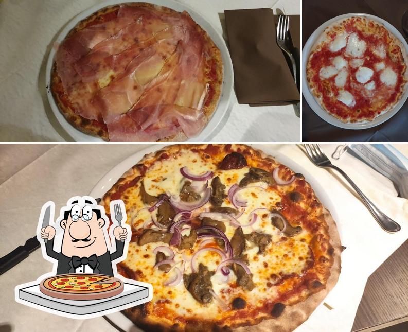 A Pizzeria San Giorgio, puoi ordinare una bella pizza