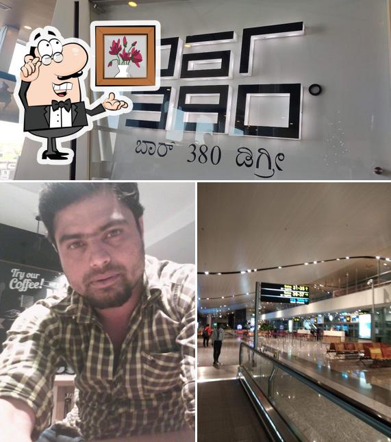 The interior of Bar 380°