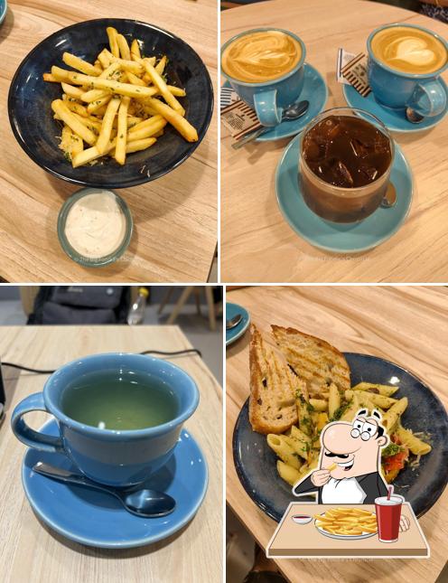 French fries at Blue Tokai