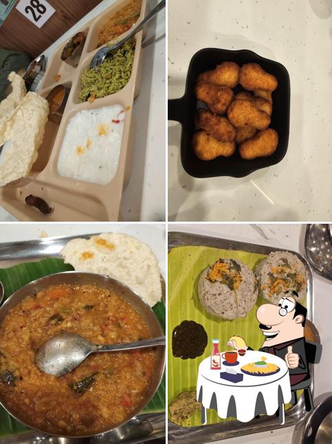 Cheese plate at SAISANGEET KANCHIPURAM FINE DINE