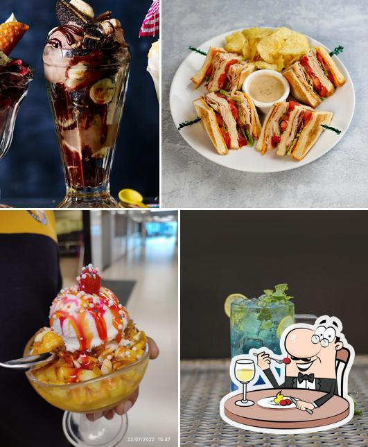 Ice cream at The Ice Cream Factory & Sandwichwalaz