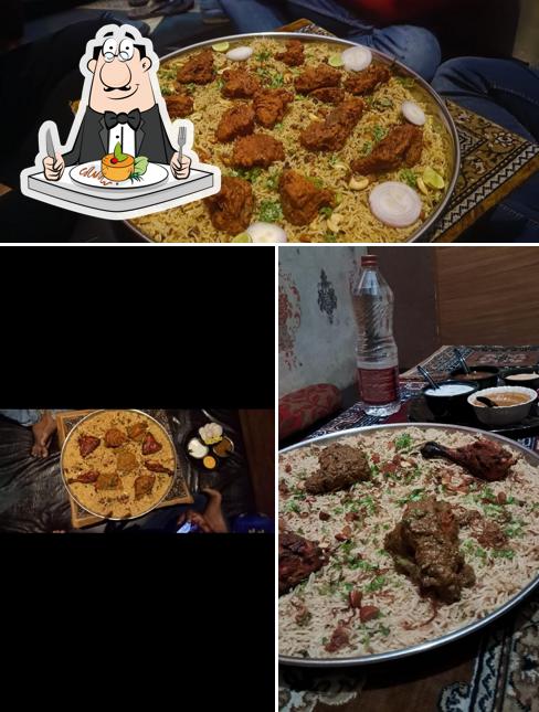 Food at The Zaitoon family restaurant and mandi