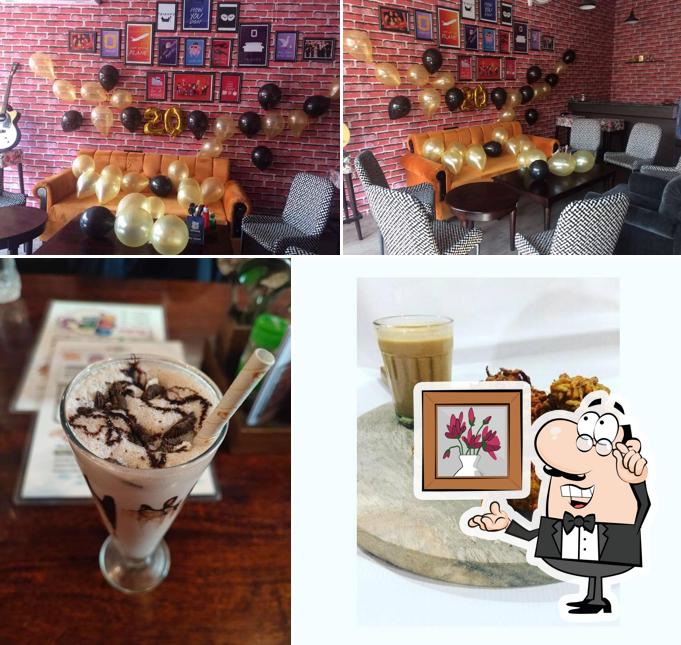 The picture of F.R.I.E.N.D.S Central Perk Nineteen’s interior and drink