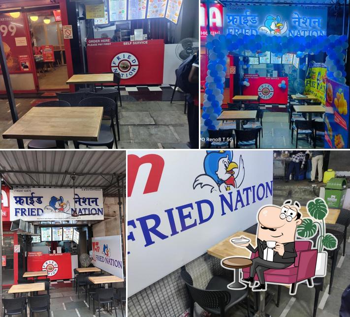 The interior of FRIED NATION