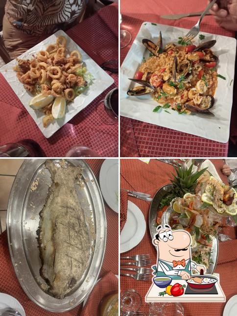 Paella al La Perla ristorante