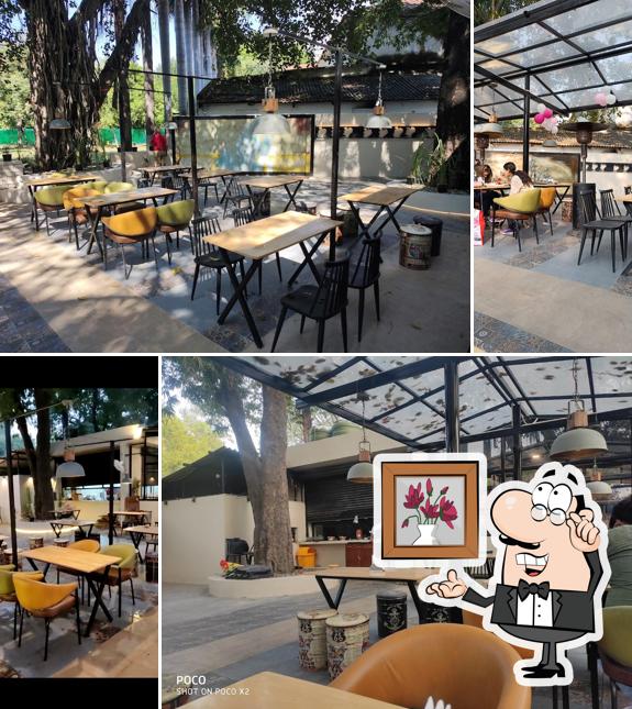 The interior of The Backyard Cafe 'N' Bistro