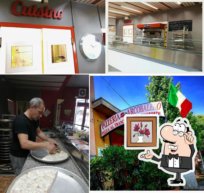 Gli interni di Arcobaleno Pizzeria d' asporto