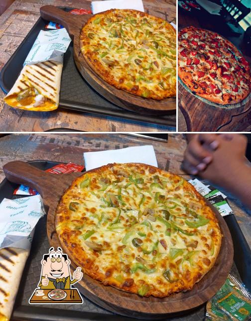 Pick different types of pizza